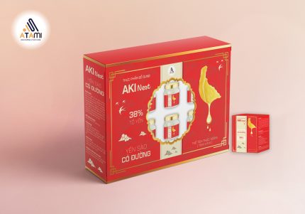 AKI NEST ĐƯỜNG PHÈN - YẾN XÀO 28mg/70ml ( HỘP QUÀ )