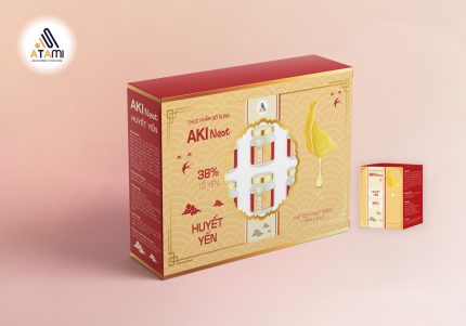 AKI NEST HUYẾT YẾN  - TỔ YẾN 38% ( HỘP )