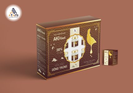 AKI NEST ĐÔNG TRÙNG  - TỔ YẾN 38% ( HỘP )