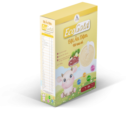 Bột ăn dặm Ecogold Bò rau củ